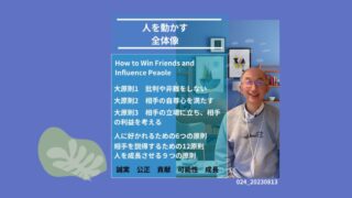 024_自己啓発の本の感想　人を動かす_全体像 