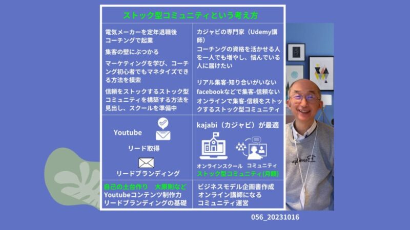 056ストック型コミュニティという考え方 